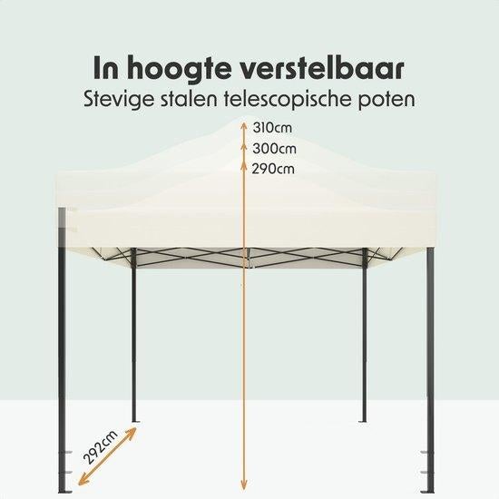 Te huur: Partytent 3x3 of 3x4 (met of zonder zijkanten), Ophalen of Verzenden, Overige