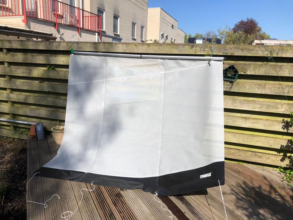 Thule sunblocker zijwand, Caravans en Kamperen, Ophalen, Gebruikt