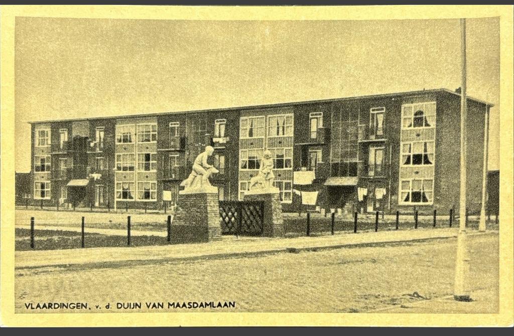 Vlaardingen, vd Duijn van Maasdamlaan, Verzenden, 1960 tot 1980, Ongelopen, Zuid-Holland