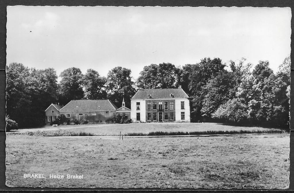 35. Brakel Huize Brakel beschreven, Verzamelen, Ansichtkaarten | Nederland, Ophalen of Verzenden, 1920 tot 1940, Ongelopen, Gelderland