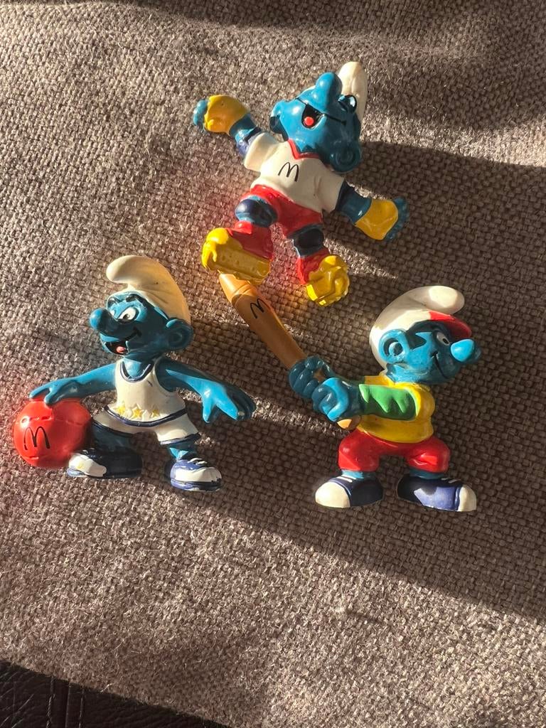 3 speciale macdonalds smurfen, Ophalen of Verzenden, Zo goed als nieuw, Verschillende Smurfen