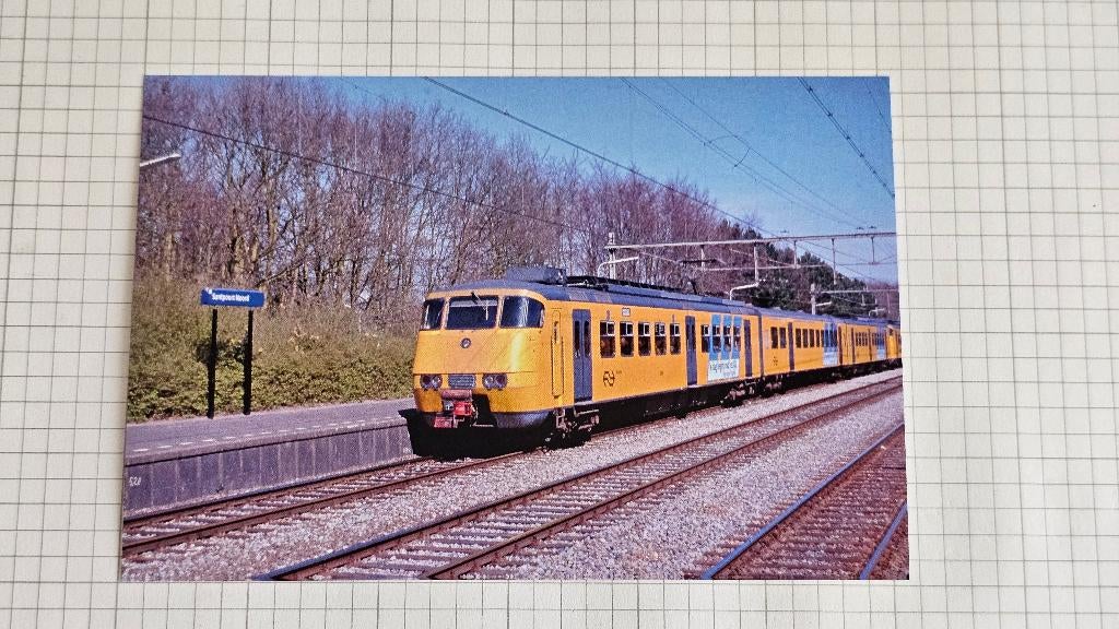 Foto TREIN NS Nederlandse Spoorwegen SGM Sprinter Plan Y, Verzenden, Gebruikt, Trein, Overige typen