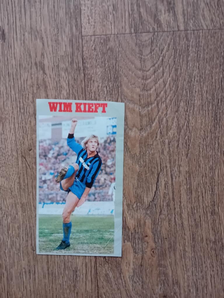 Knipsel - Wim Kieft, Ophalen of Verzenden, Gebruikt, Buitenlandse clubs, Poster, Plaatje of Sticker