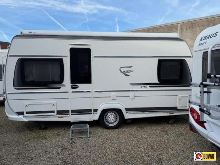 Fendt Saphir 445 TFB, Caravans en Kamperen, Caravans, Bedrijf, tot en met 4, 1000 - 1250 kg, Overige, Fendt, Frans bed, Overige typen