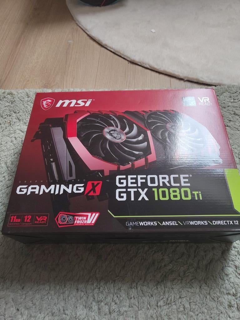 MSI GeForce GTX 1080 Ti Gaming X videokaart, Computers en Software, Videokaarten, PCI-Express 3, HDMI, Ophalen of Verzenden, Nvidia