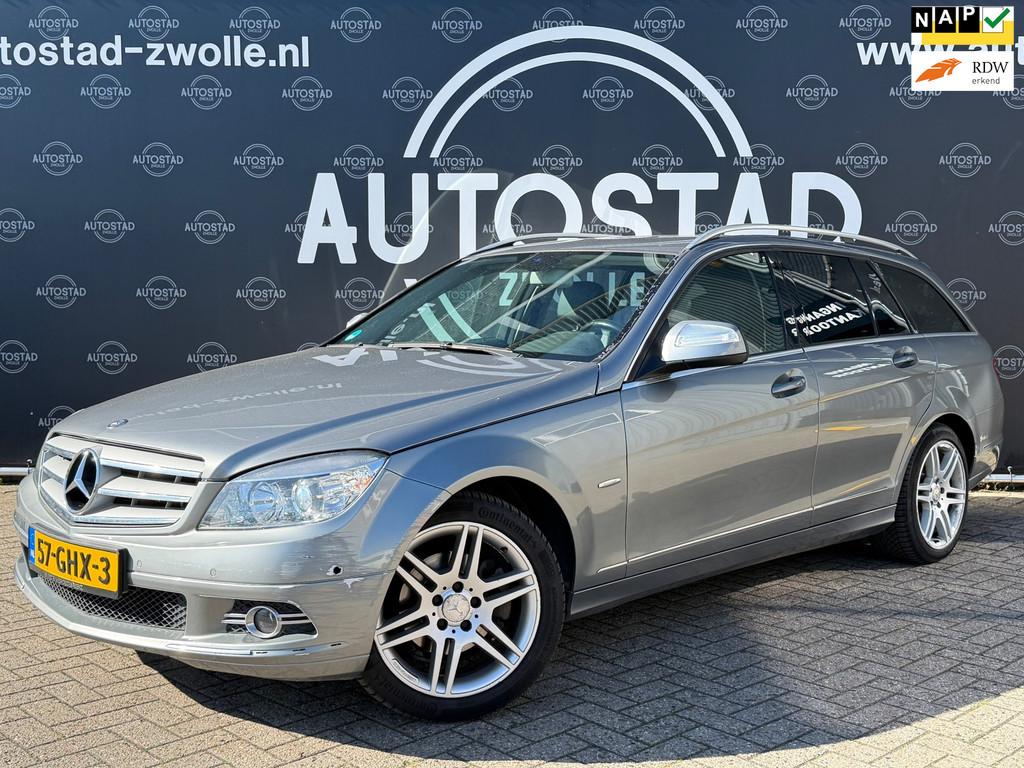 Mercedes-Benz C-klasse Estate 200 CDI Business Class Avantga, Zwart, 4 cilinders, 1505 kg, Leder en Stof