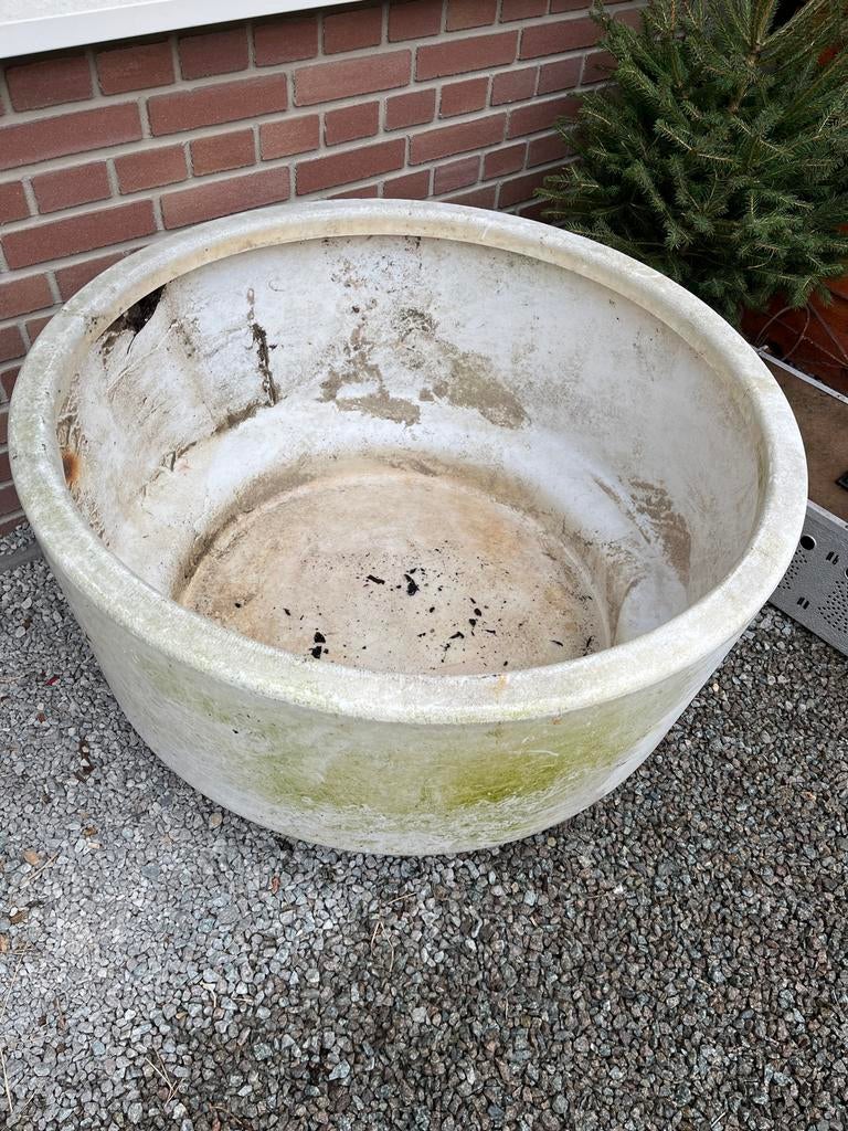 Grote ronde plantenbak/vijver - 90cm diameter, 45cm hoog, Overige materialen, Gebruikt, 40 cm of meer, Rond