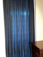 Overgordijnen donkerblauw 1x 135br x 255h en 2x 78br x 185h, Huis en Inrichting, Stoffering | Gordijnen en Lamellen, Ophalen, Zo goed als nieuw