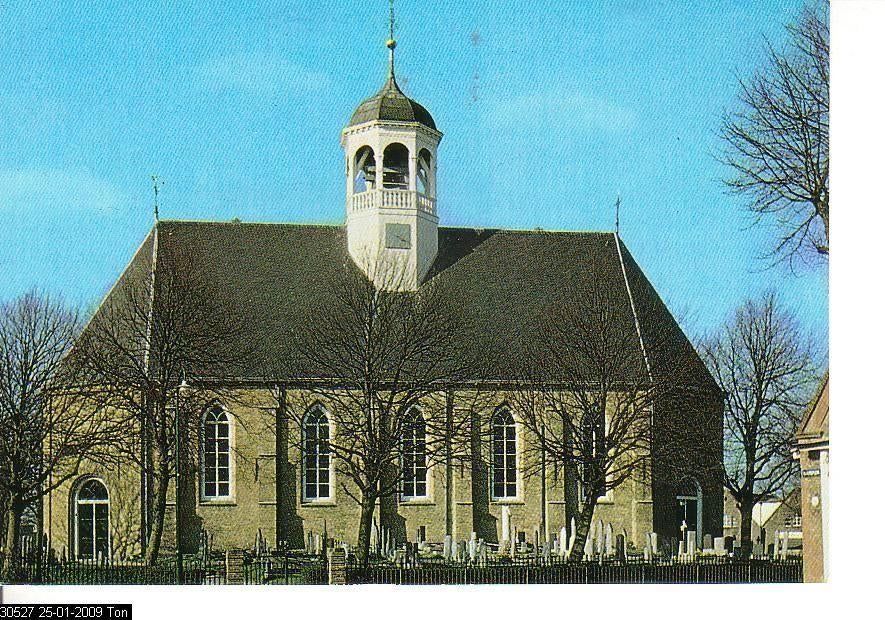 Ansichtkaart	Witmarsum	NH kerk, Verzamelen, Verzenden, 1960 tot 1980, Ongelopen, Friesland
