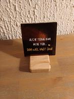 Teksttegel met houder, Ophalen of Verzenden, Nieuw