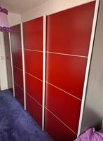 Moderne, grote, kledingkast met 4 schuifdeuren, Gebruikt, 200 cm of meer, 200 cm of meer, Modern