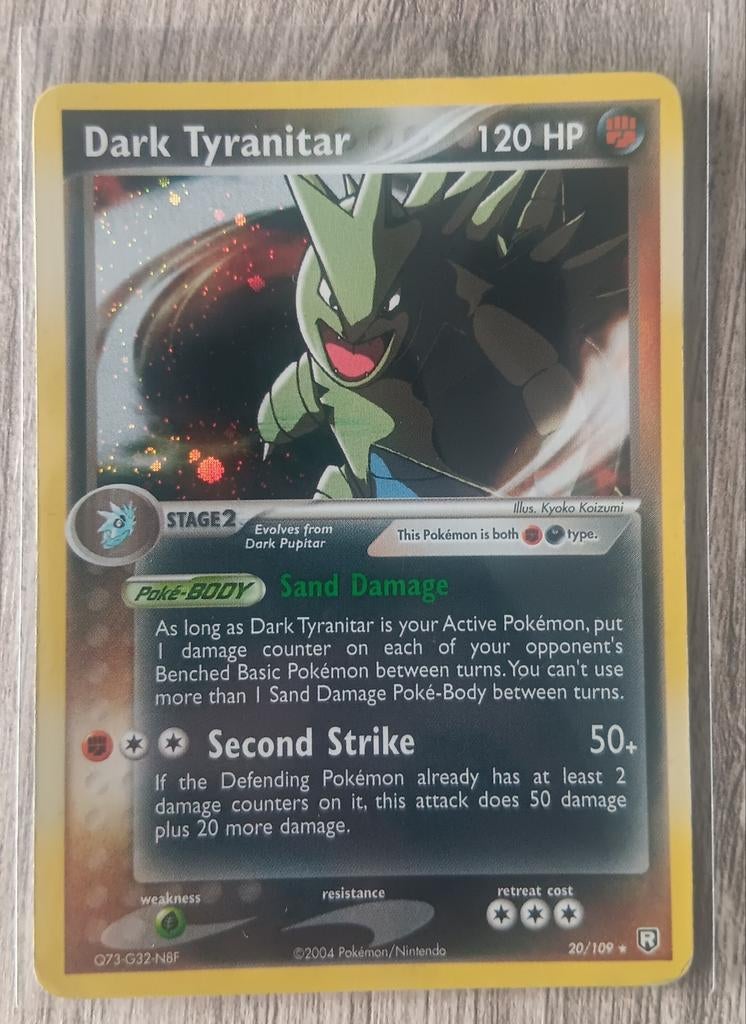 Dark Tyranitar holo Team Rocket Returns, Ophalen of Verzenden, Zo goed als nieuw