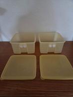 Tupperware vershoudbakjes voor fruit en groente, Ophalen, Zo goed als nieuw, Geel, Bak of Kom