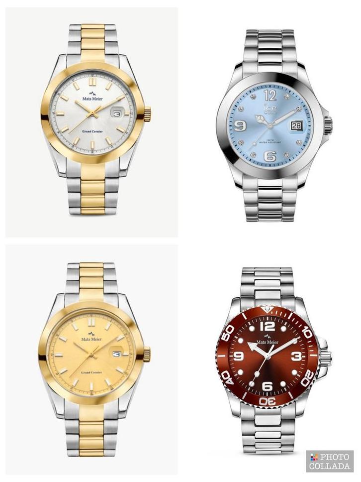 Ice watch - mats meier - quartz horloge, Sieraden, Tassen en Uiterlijk, Horloges | Heren, Zo goed als nieuw, Polshorloge, Overige merken