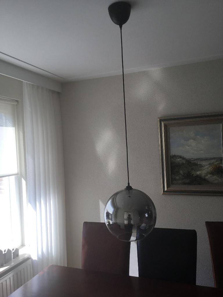 Hanglamp, Huis en Inrichting, Ophalen, Gebruikt, Glas, Minder dan 50 cm