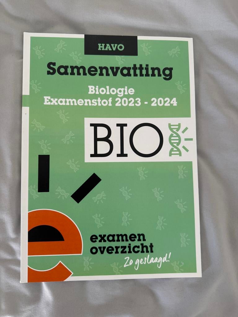 HAVO Biologie Samenvatting Examenstof 2023-2024, Boeken, Ophalen of Verzenden, Beta, Zo goed als nieuw, HBO