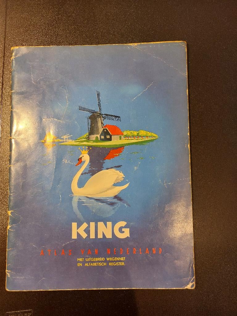 KING Atlas van Nederland, Boeken, Atlassen en Landkaarten, Overige atlassen, Ophalen of Verzenden, 1800 tot 2000, Nederland