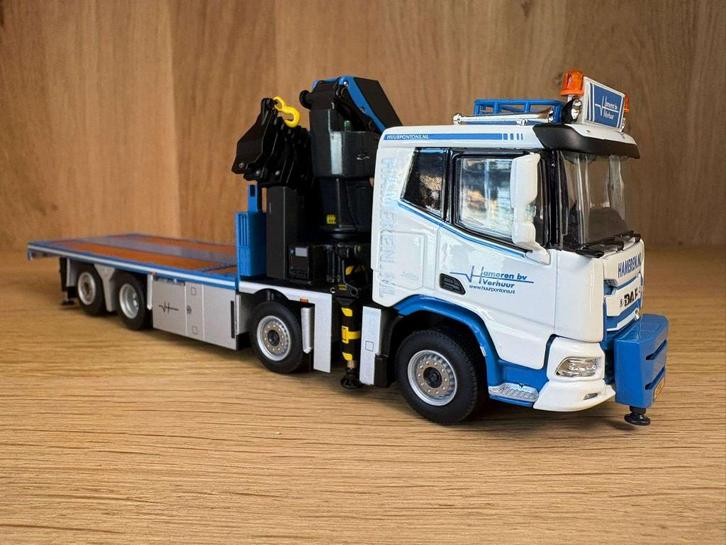 WSI Daf XD 4 asser met palfinger autolaadkraan Van Hameren, Hobby en Vrije tijd, Modelauto's | 1:50, Nieuw, Bus of Vrachtwagen