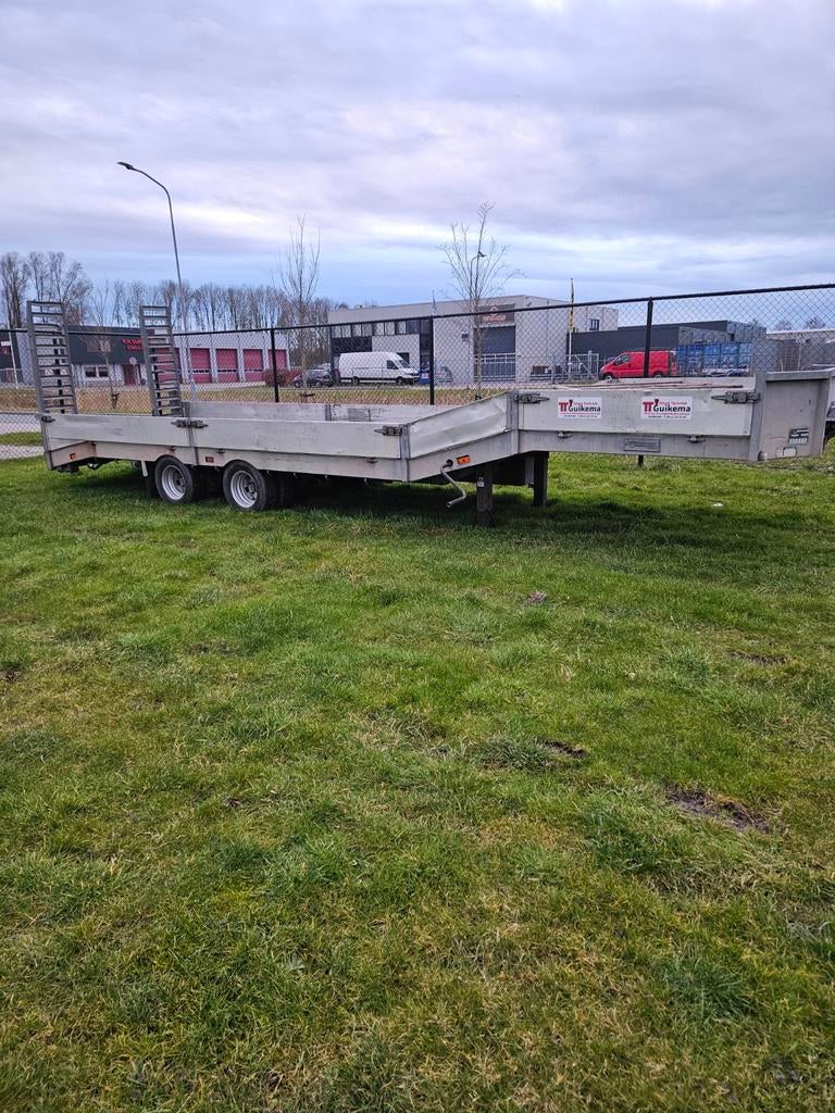 Veldhuizen BE dieplader 8t uitvoering nwe APK, Auto diversen, Aanhangers en Bagagewagens, Ophalen of Verzenden