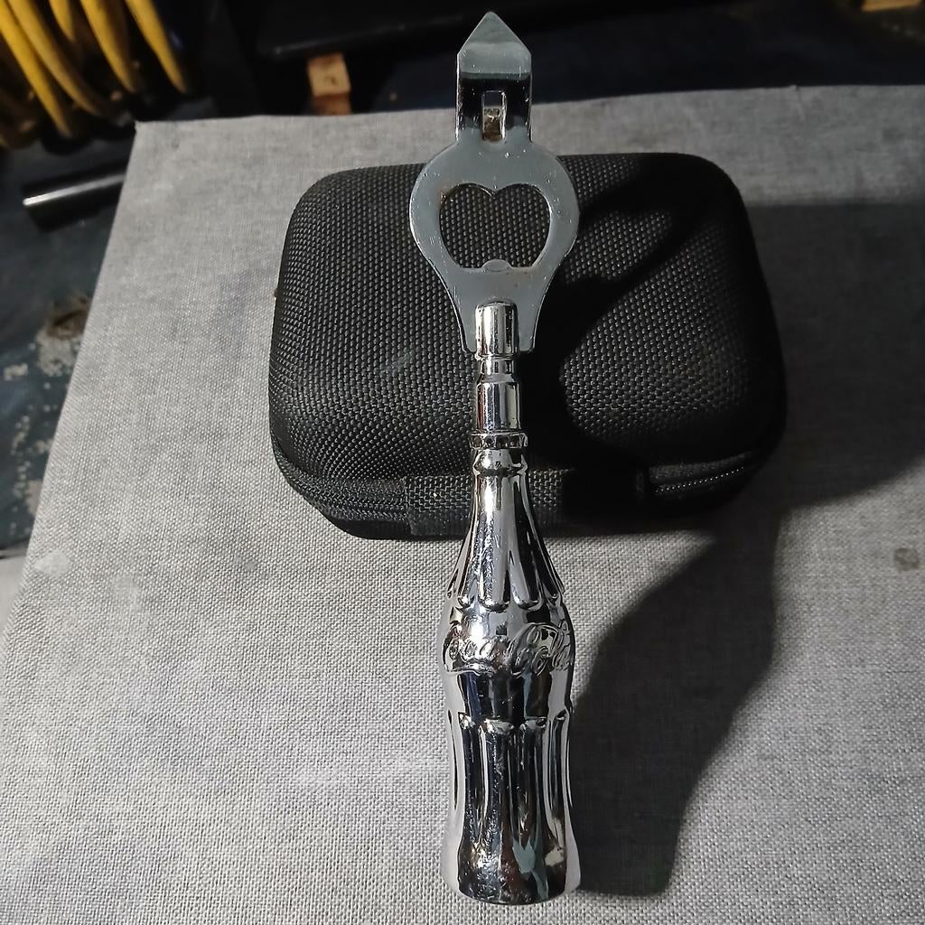 Coca-Cola Flesopener - Vintage Design, Overige typen, Zilver, Ophalen of Verzenden, Zo goed als nieuw