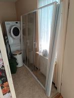 Douchewand met 2 deurtjes, Ophalen, Gebruikt, Glas, Douche