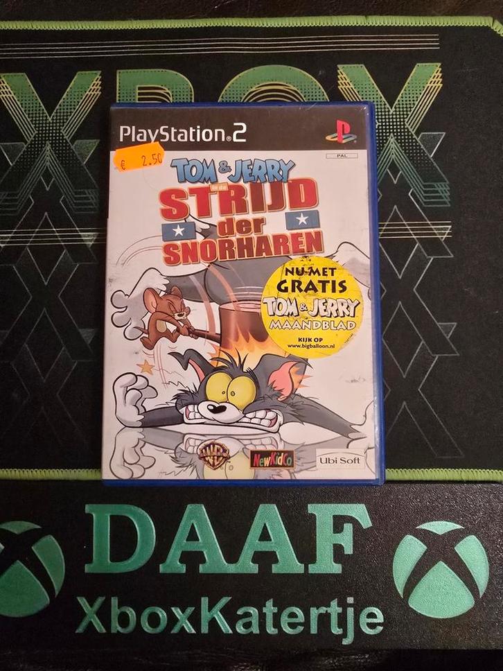 Tom & Jerry in de strijd der snorharen - Ps2, Spelcomputers en Games, Games | Sony PlayStation 2, Zo goed als nieuw, Avontuur en Actie