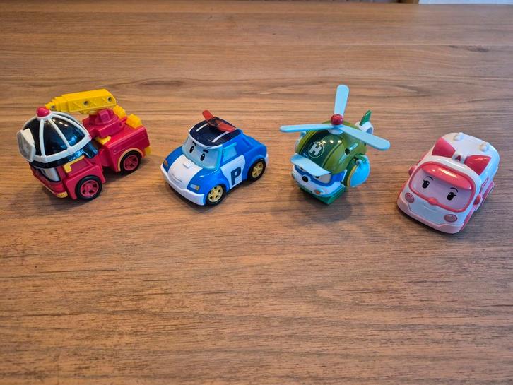 Robocar Poli reddingsteam transformeert in robots, Kinderen en Baby's, Speelgoed | Speelgoedvoertuigen, Gebruikt, Ophalen of Verzenden