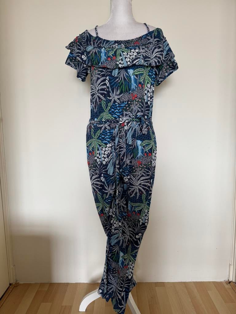 Mt. 44 Caroline Biss jumpsuit, Kleding | Dames, Jumpsuits, Verzenden, Zo goed als nieuw, Maat 42/44 (L), Blauw