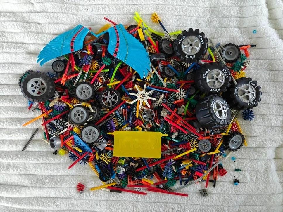Grote partij K'NEX - Ruim 4 kg aan bouwplezier, Kinderen en Baby's, Speelgoed | Bouwstenen, Gebruikt, K'nex, Ophalen of Verzenden