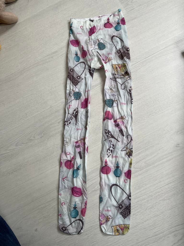 Panty met print - Maat 140, Kleding | Dames, Ophalen of Verzenden, Nieuw, Overige kleuren, Panty