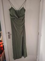 Gala jurk groen met een gouden glitter, Kleding | Dames, Gelegenheidskleding, Ophalen of Verzenden, Zo goed als nieuw, Groen, Galajurk