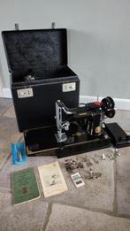 Singer Featherweight 221k naaimachine geserviced, werkt !, Ophalen of Verzenden, Gebruikt, Naaimachine, Singer