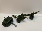 Dinky toys kanon 2x en munitiekar, Ophalen, Zo goed als nieuw, Auto, Dinky Toys