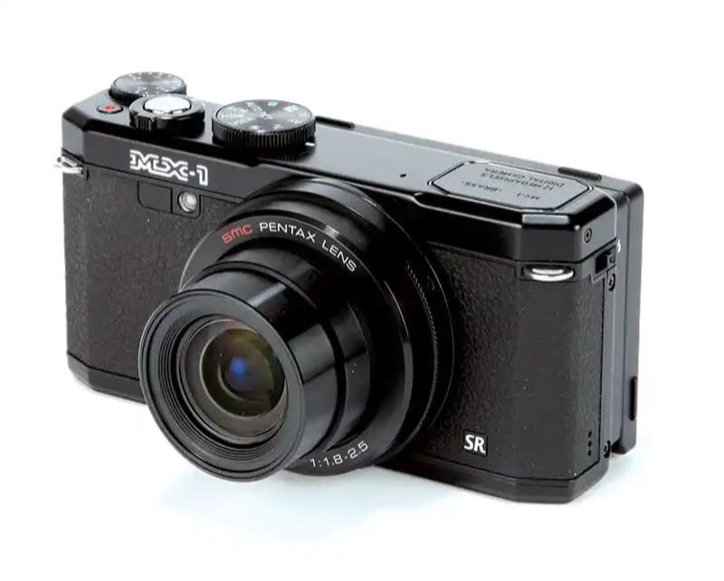 Pentax MX-1 zwart met 600 clicks, Audio, Tv en Foto, Fotocamera's Digitaal, 12 Megapixel, Compact, Ophalen of Verzenden, Zo goed als nieuw