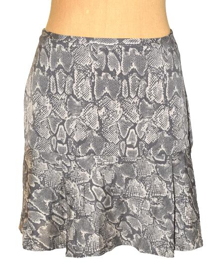 Graumann rokje, zijde rok, snakeprint, Mt. M, Graumann, Verzenden, Zo goed als nieuw, Maat 36 (S)