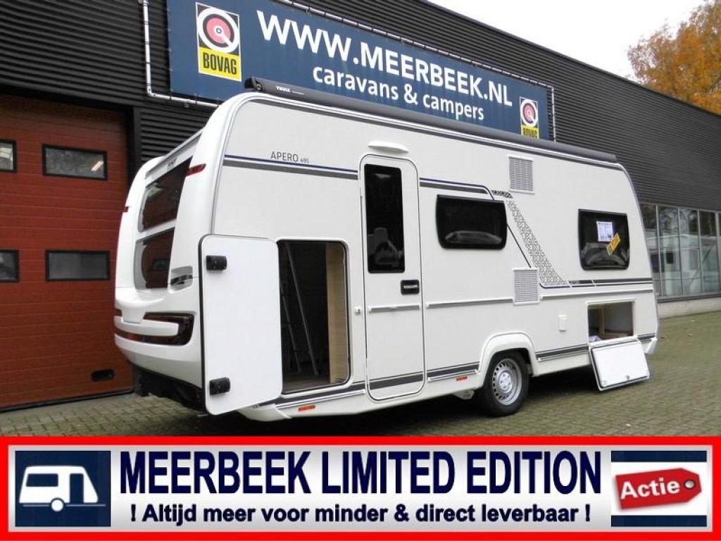 Fendt Apero 495 SKM 4104,=KORTING MOVER&THULE, Caravans en Kamperen, Caravans, Overige typen, Treinzit, Tot en met 6, 1250 - 1500 kg