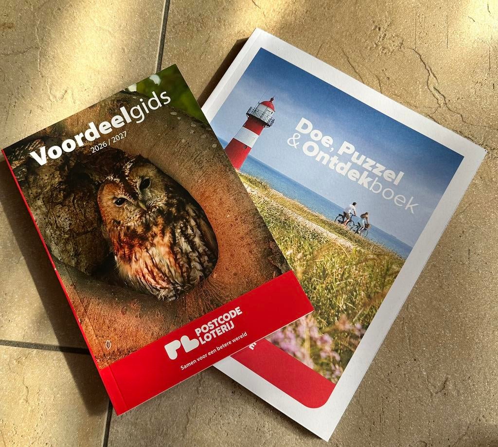 Postcodeloterij voordeelgids 2026/2027extrs boek, Tickets en Kaartjes, Kortingsbon