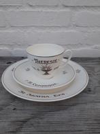 Ontbijtset Heilige Communie, 3 delig servies uit 1962, Ophalen of Verzenden, Gebruikt, Overige typen, Christendom | Katholiek