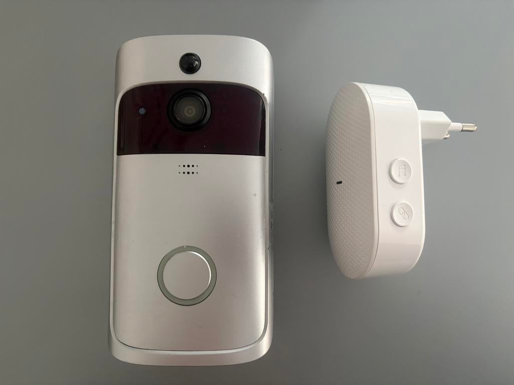 Videodeurbel, Ophalen of Verzenden, Bewegingsdetectiesensor, Gebruikt, Draadloos