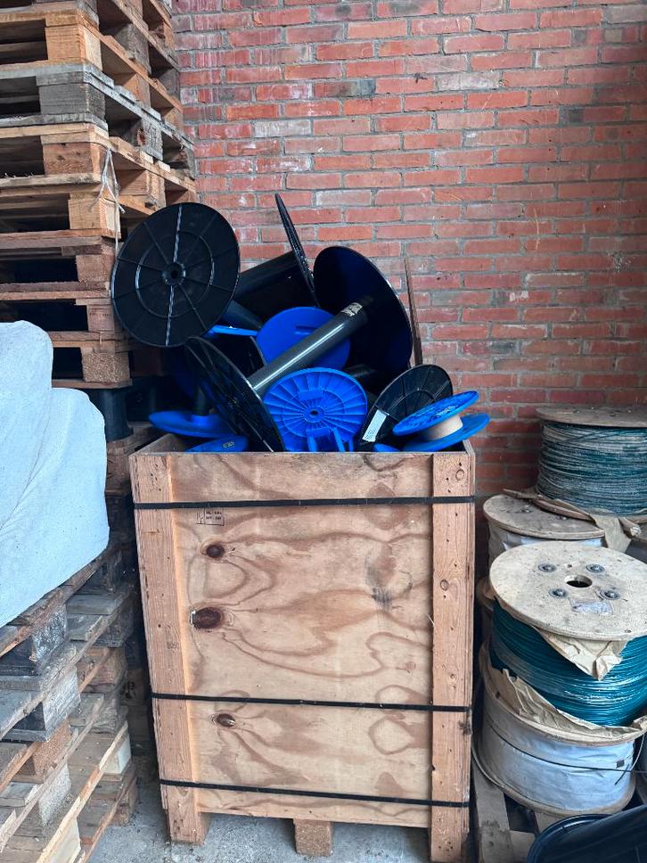 haspels kunststof palletkist met diverse maten opruiming, Doe-het-zelf en Verbouw, Kratten en Dozen, Nieuw, Krat, 100 cm of meer