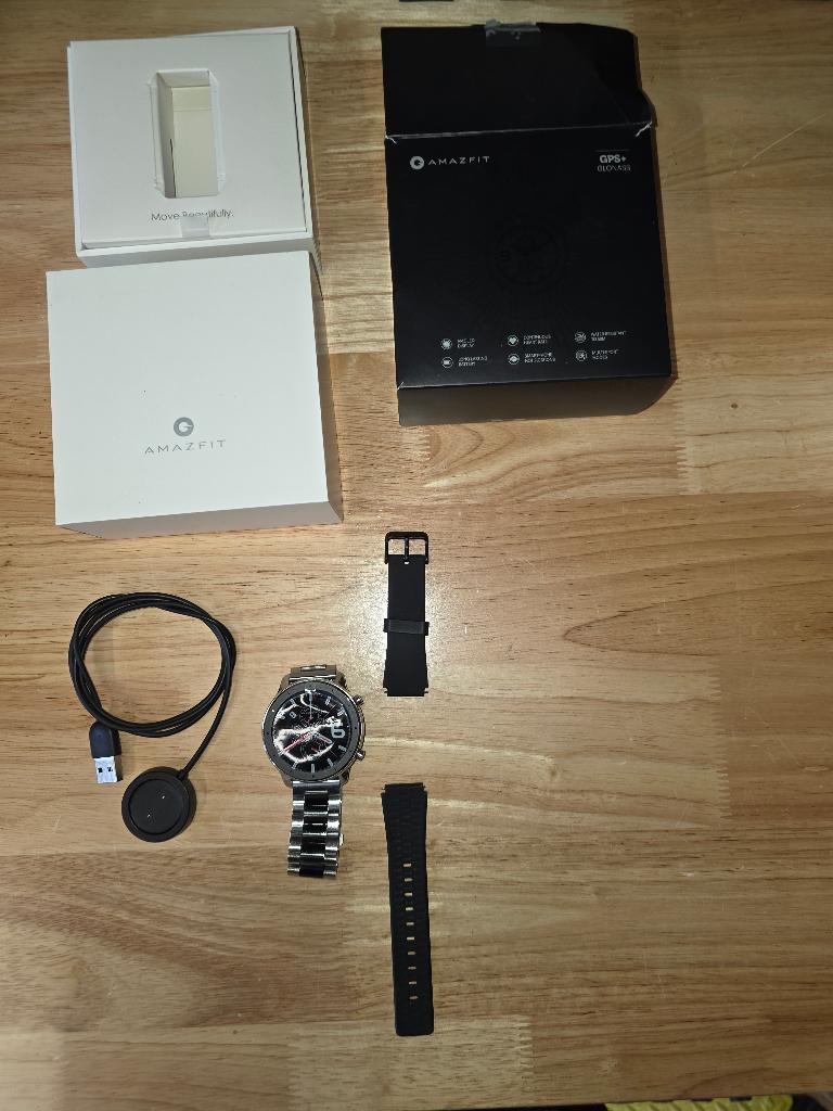 Amazfit GTR3, 47mm, smartwatch, Ophalen, Gebruikt, Waterdicht, Hoogte