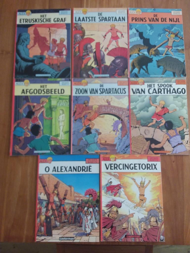 Alex, diverse delen. Jacques Martin, Boeken, Stripboeken, Meerdere stripboeken, Ophalen of Verzenden, Gelezen