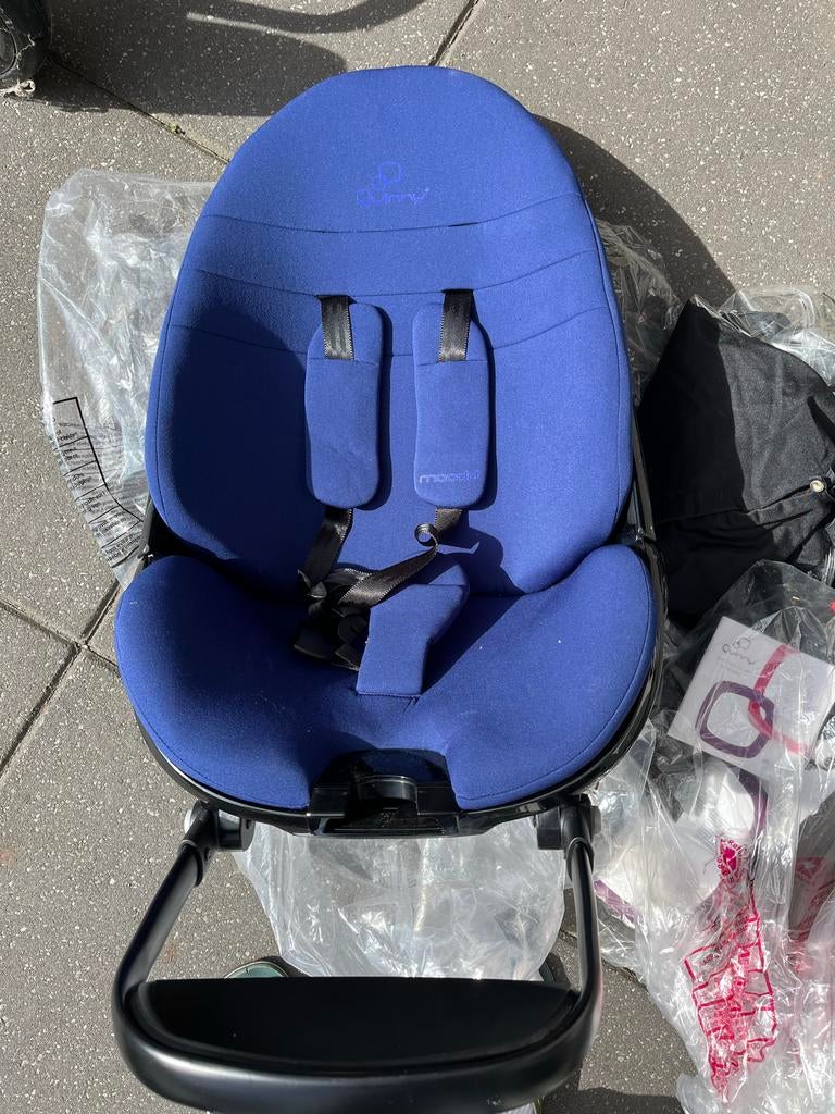 Quinny Moodd kinderwagen - Blauw, Ophalen, Zo goed als nieuw, Quinny, Verstelbare rugleuning