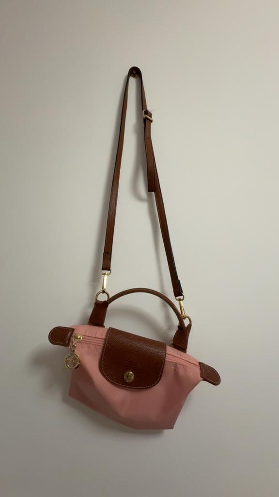Longchamp tas, Sieraden, Tassen en Uiterlijk, Tassen | Damestassen, Ophalen of Verzenden, Gebruikt, Roze, Schoudertasje