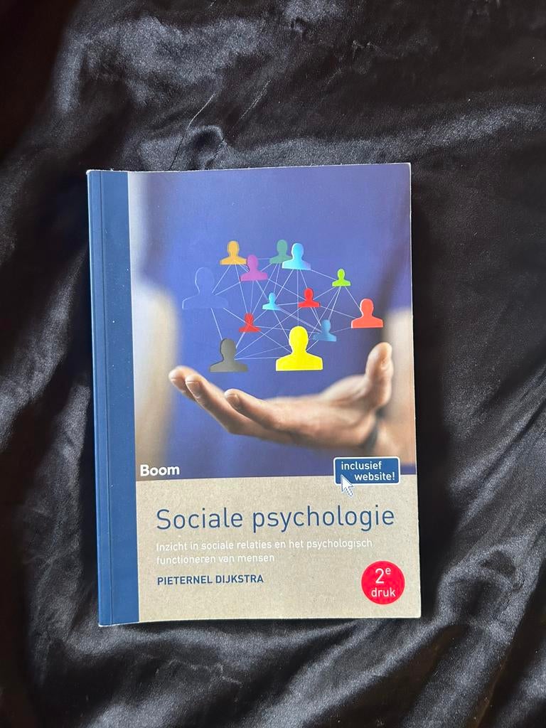Sociale psychologie - Social Work HBO, Ophalen of Verzenden, Alpha, Zo goed als nieuw, HBO