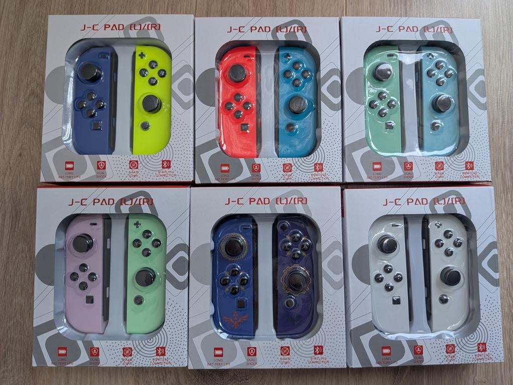 Joycons, controllers en accessoires voor switch 1 & oled, Spelcomputers en Games, Verzenden, Overige controllers, Zo goed als nieuw
