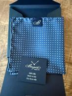 Breguet Zijden Pochet - Nieuw!, Ophalen of Verzenden, Nieuw, Blauw, Met patroon