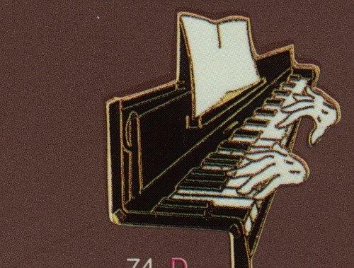 Piano pianospeler muziek pin demons en merveilles, Ophalen of Verzenden, Zo goed als nieuw, Overige onderwerpen