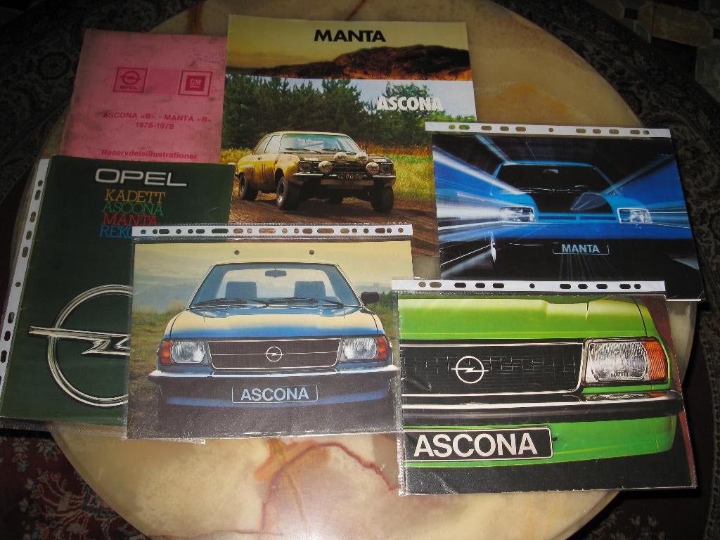 Opel Ascona A&B / Manta A&B - folders en documenten, Ophalen of Verzenden, Gebruikt