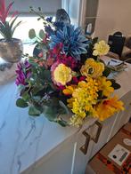 Grote bos kunstbloemen diverse kleuren en lengtes (32 stuks), Ophalen of Verzenden